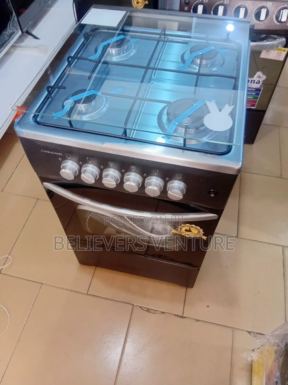 Volcano 4 Burners Gas Cooker – Reliable Heat for Faster,Easier Cooking