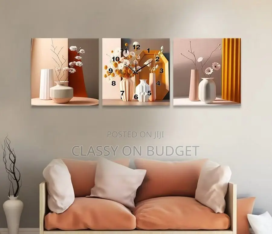 3D Wall Clock/ Decor Arts