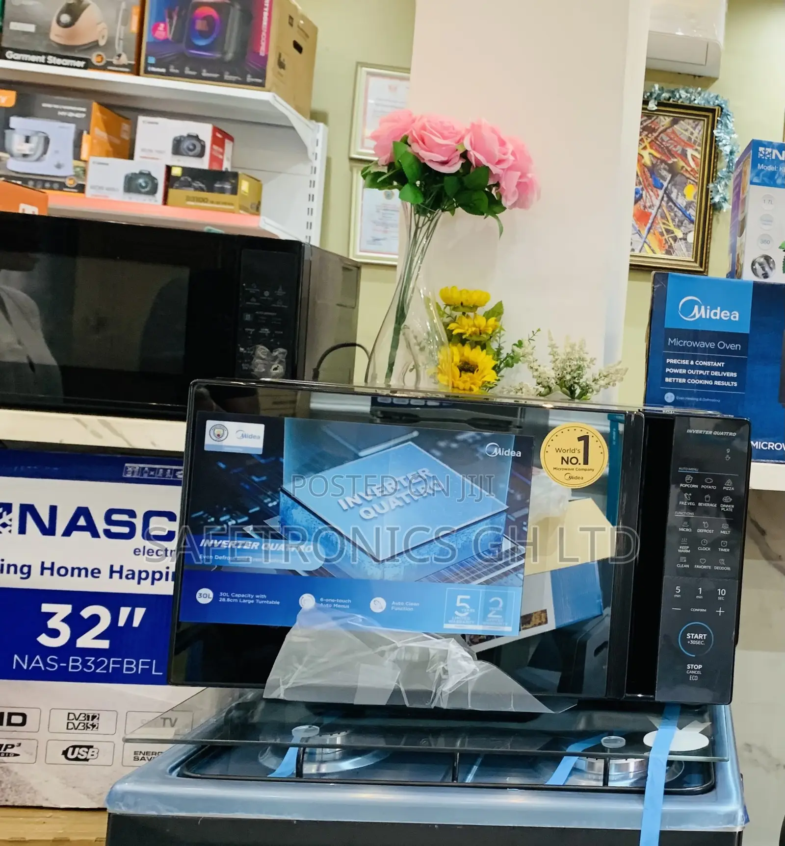 Recommend Inverter Grey Midea 30L Solo Microwave