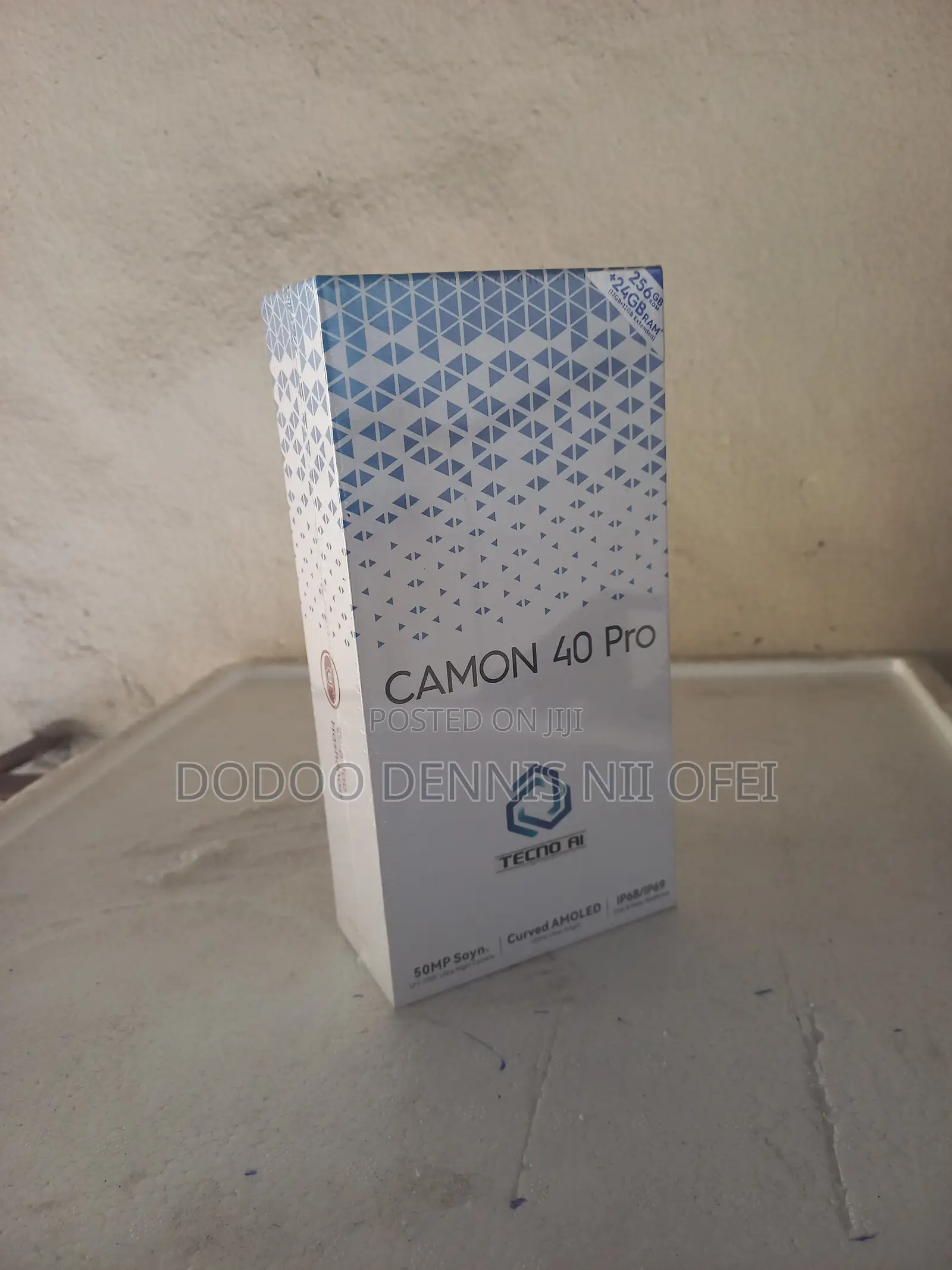 New Tecno Camon 40 Pro 5G 256 GB Black
