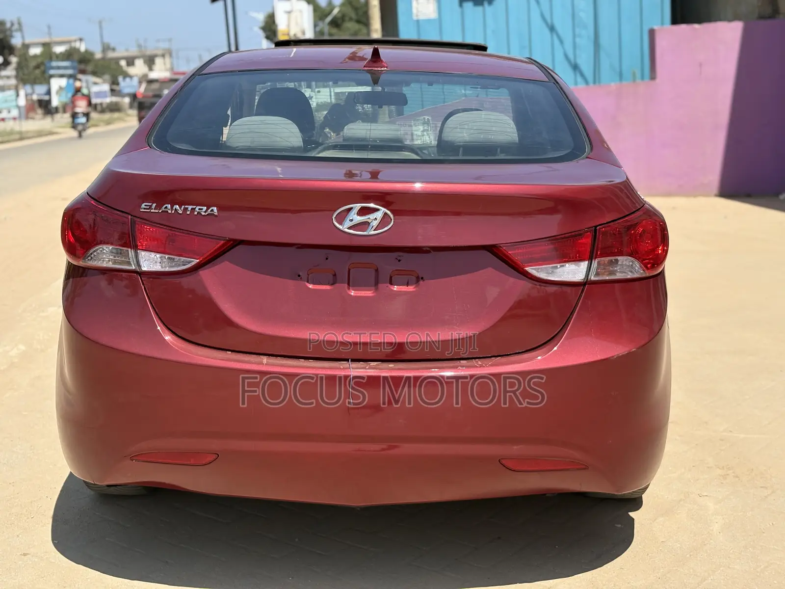Hyundai Elantra 2013 Red