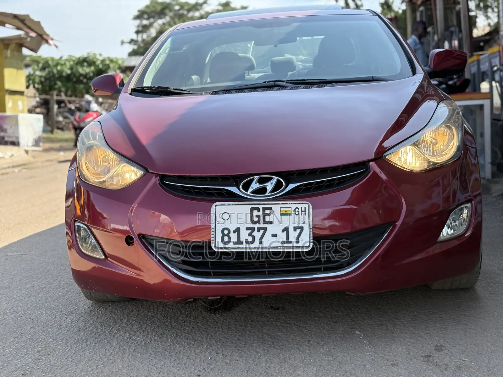 Hyundai Elantra 2013 Red