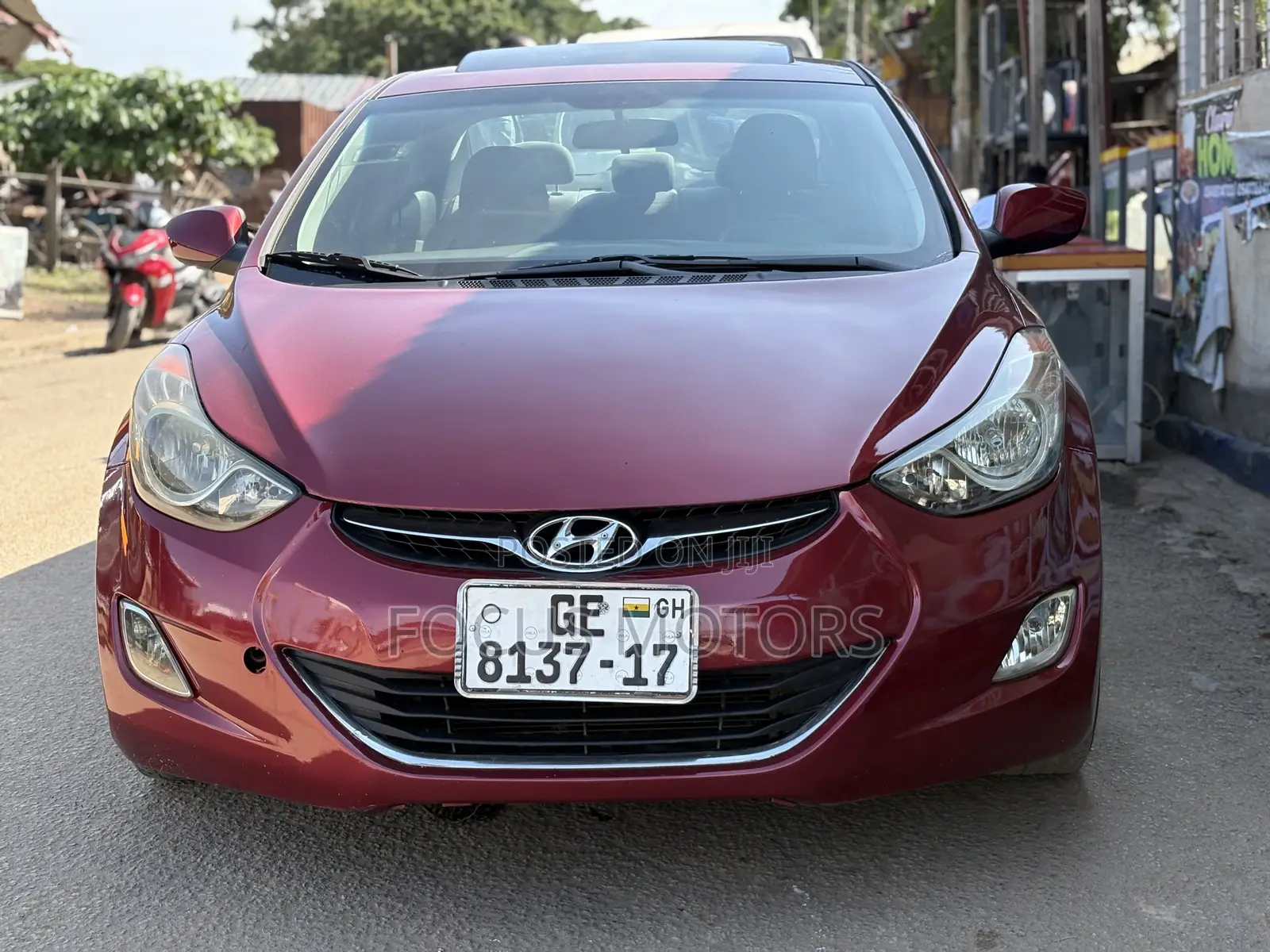 Hyundai Elantra 2013 Red