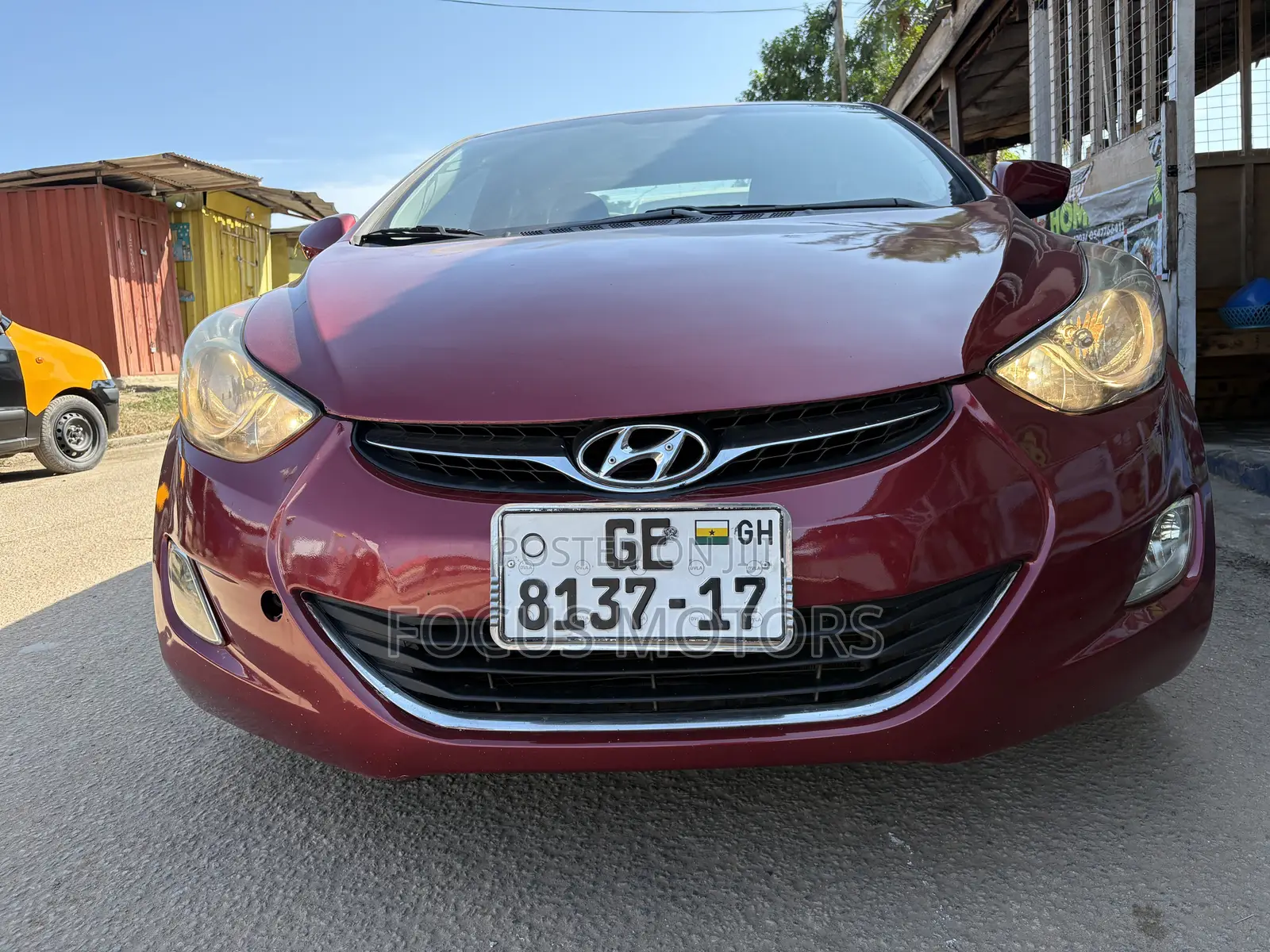 Hyundai Elantra 2013 Red