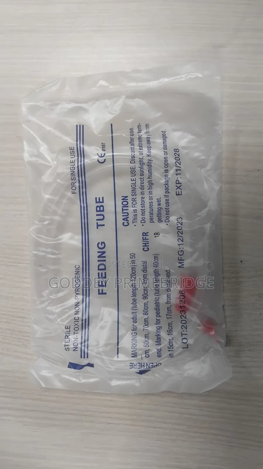 Original Feeding Tubes, Size 5,7,12,14,16,18,20