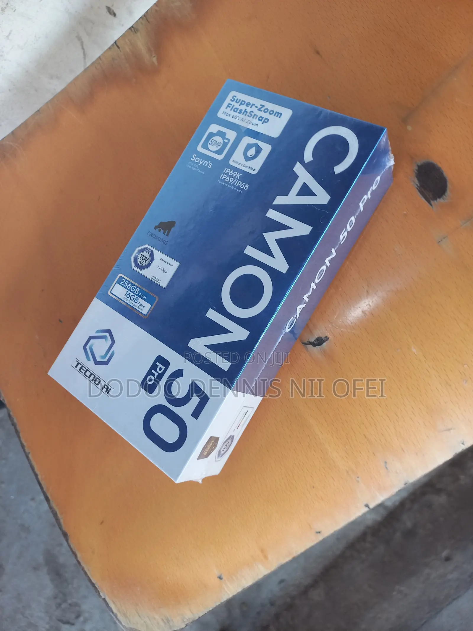 New Tecno Camon 50 Pro 256 GB Gray