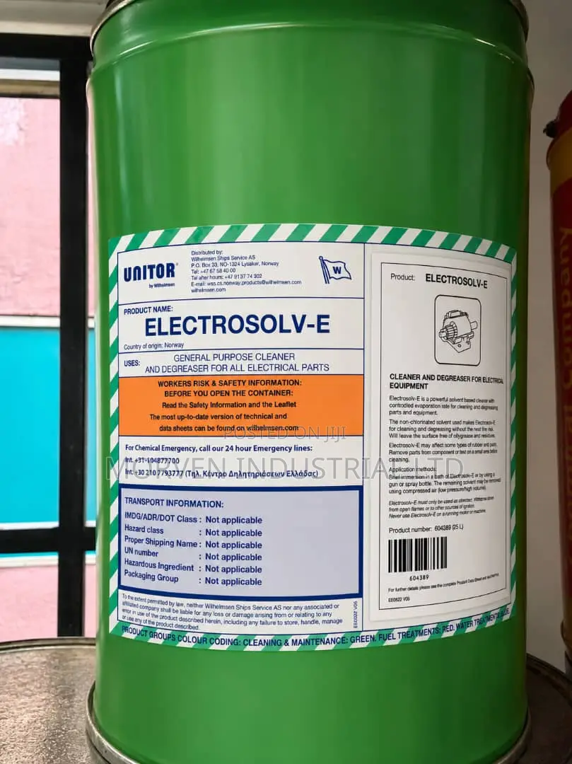 Unitor Electrosolv-E 25 LTR – Electrical Equipment Cleaner Degreaser