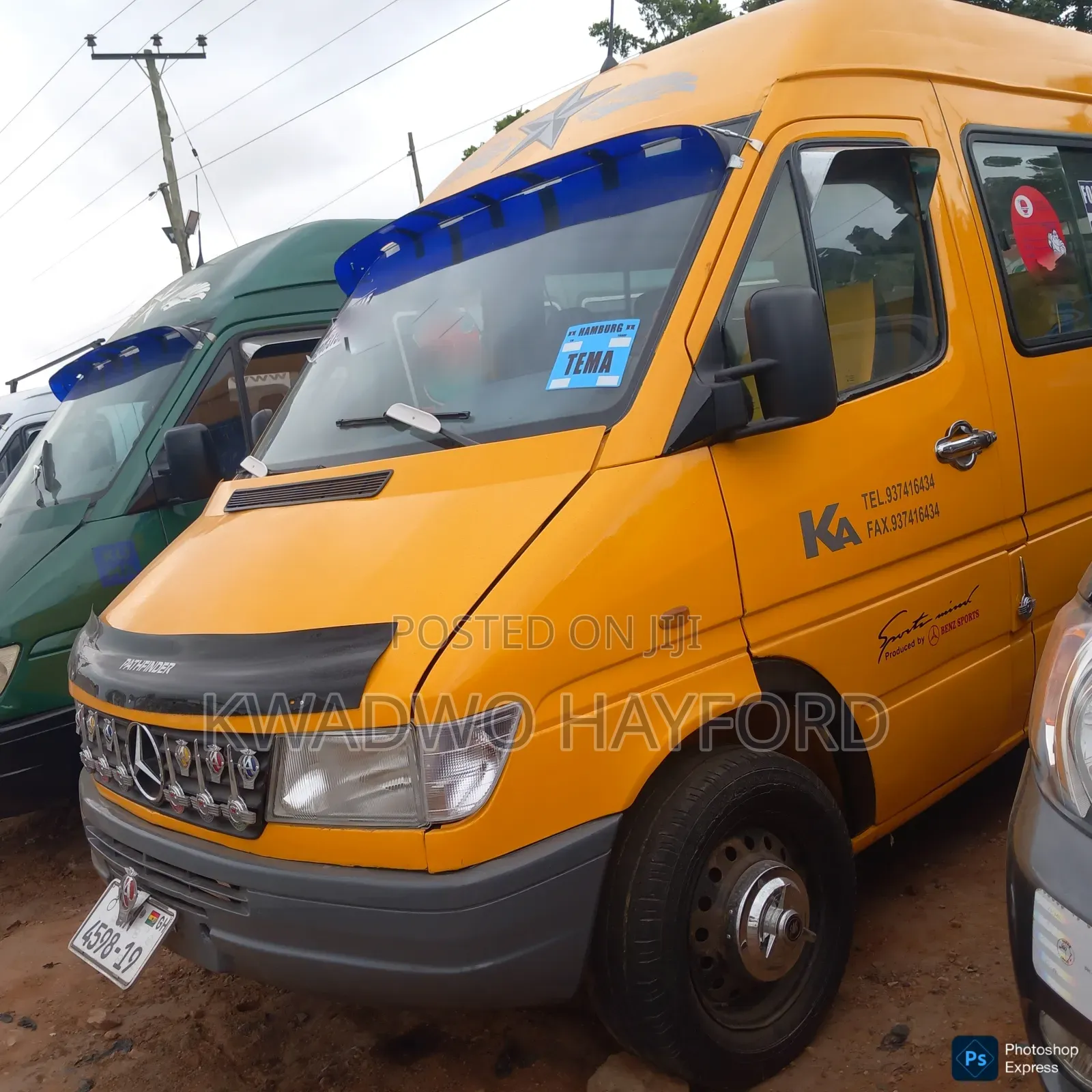 Mercedes-Benz Sprinter 2012 Yellow