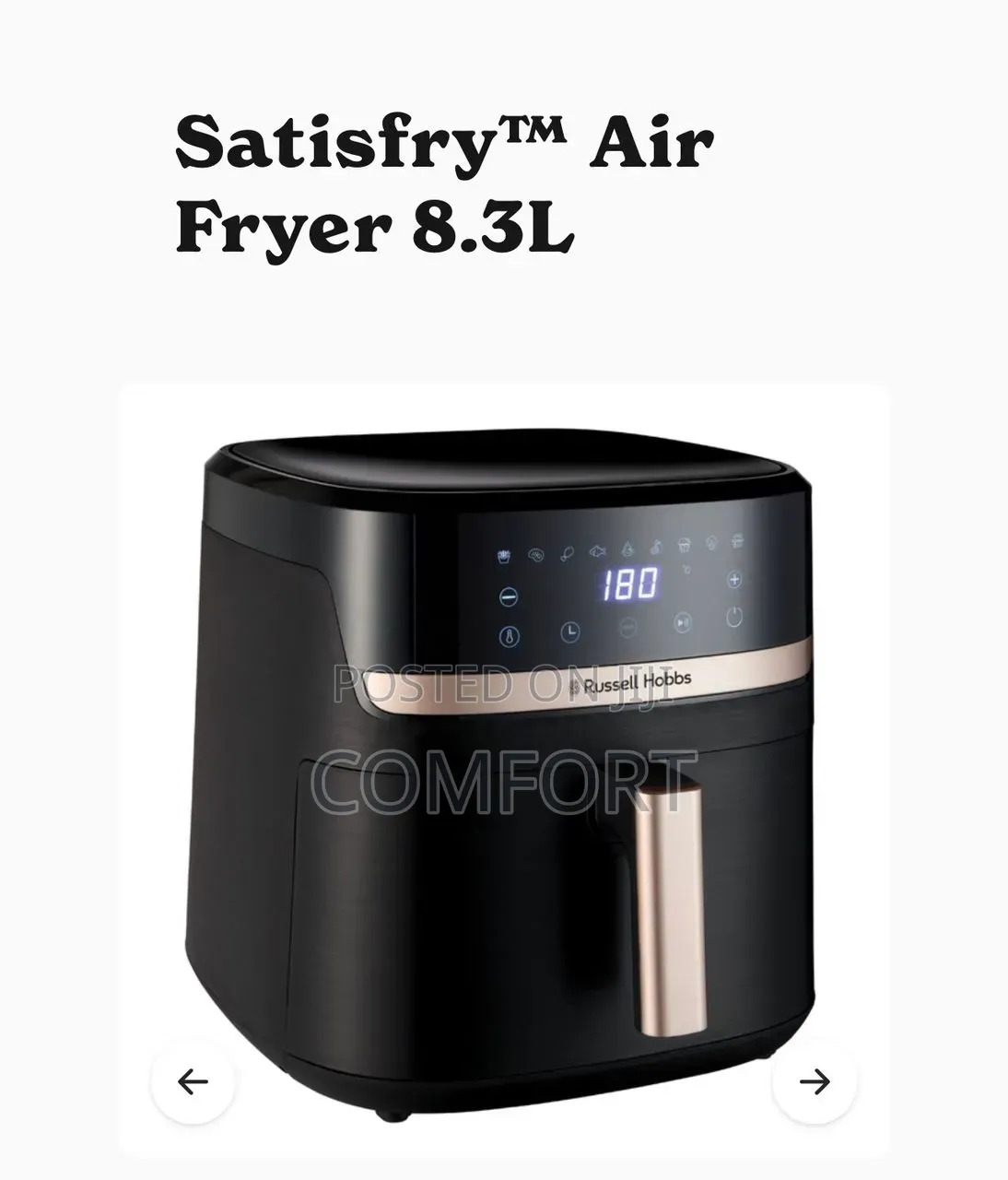 Russell Hobbs Satisfry Air Fryer (8.3L)