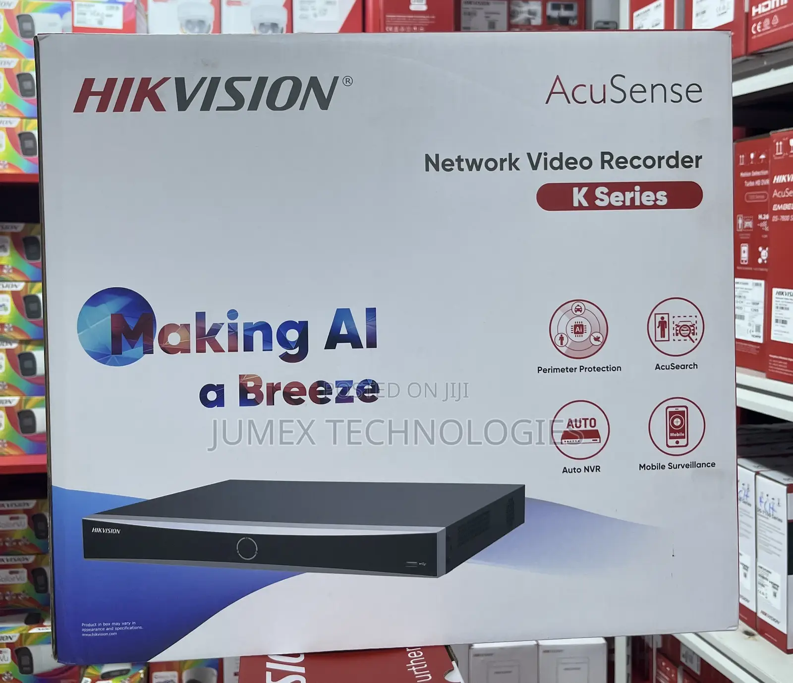 Hikvision 32ch Poe NVR Ds-7632nxi-/16p Acusense Recorder