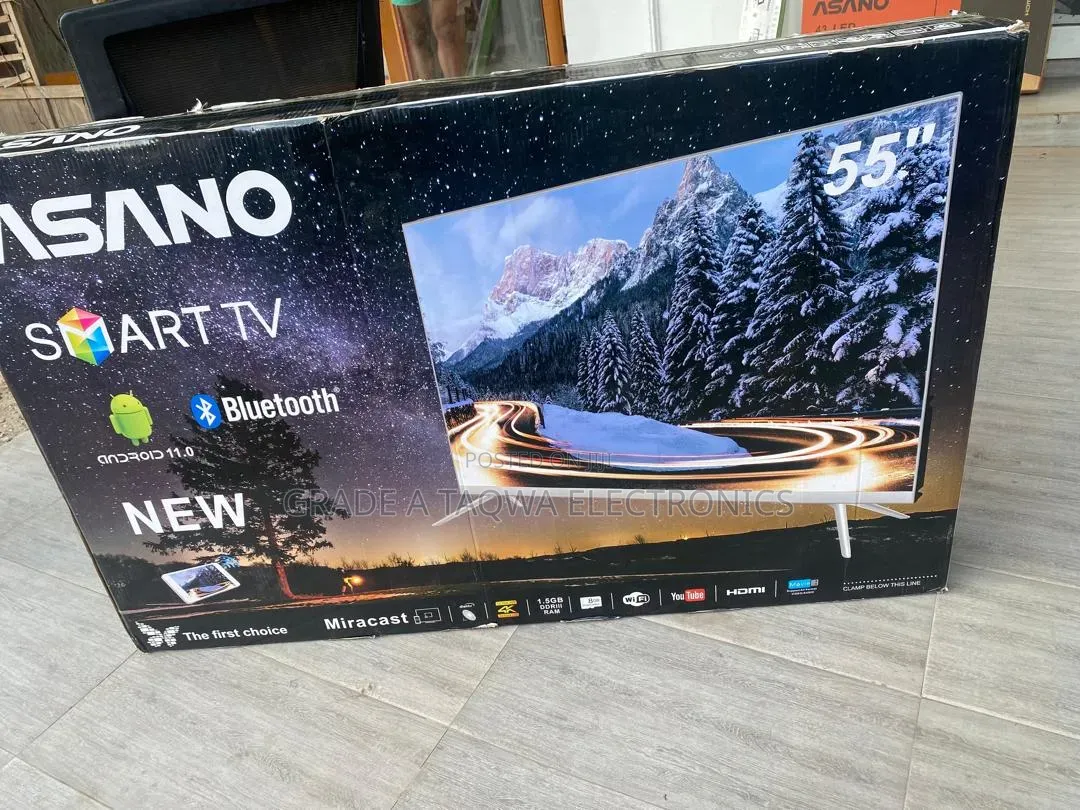 Visual Clarity Asano 55-Inch LED Android TV