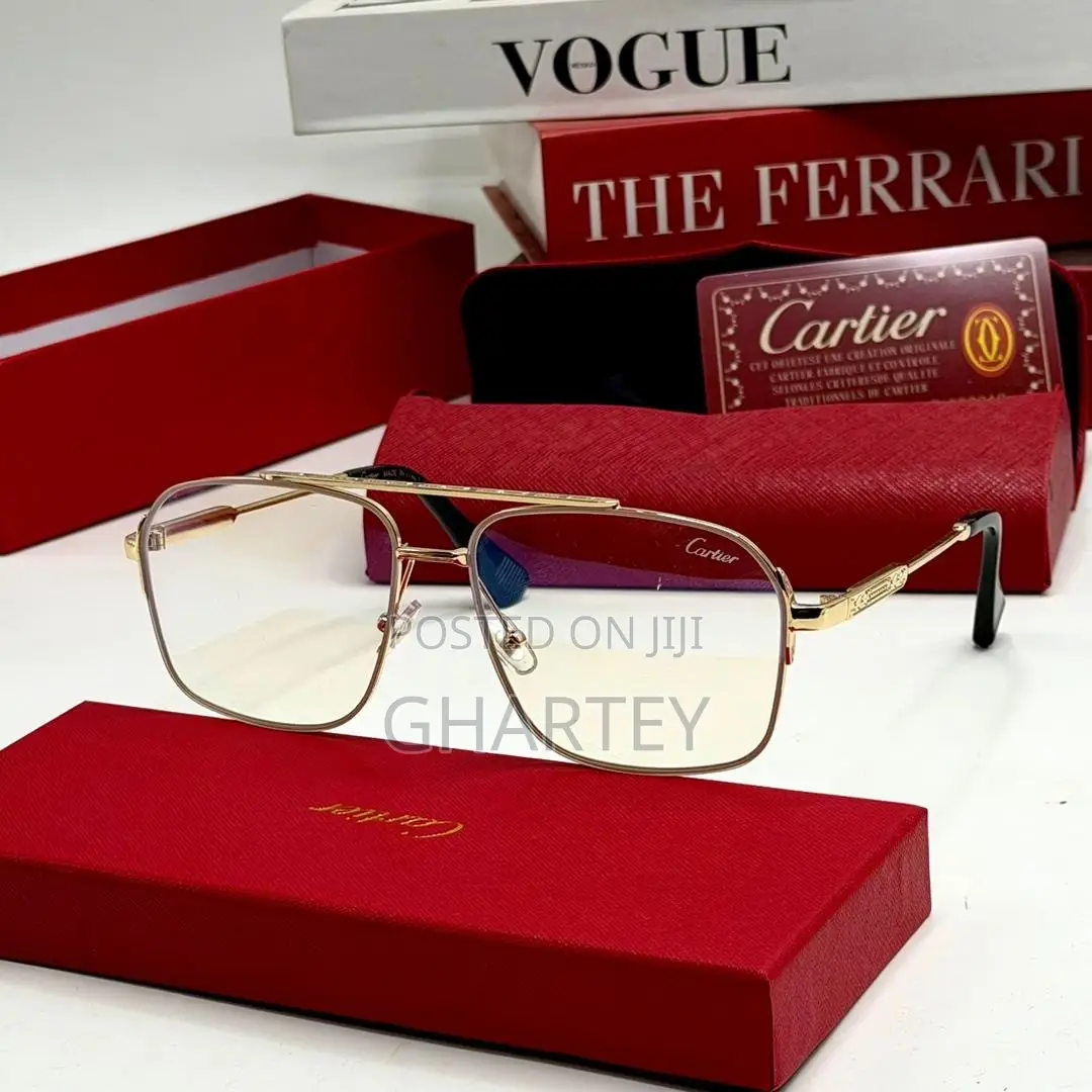Cartier Luxury Rimless Sunglasses – Elegant Designer Eyewear