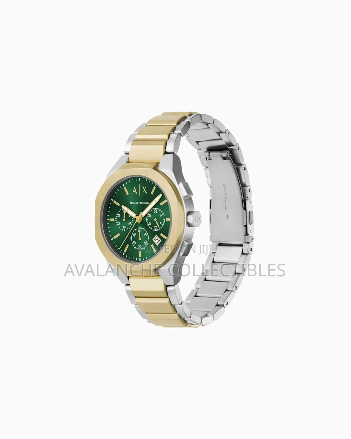 Armani Exchange Silver and Gold Tone 42mm Case Size