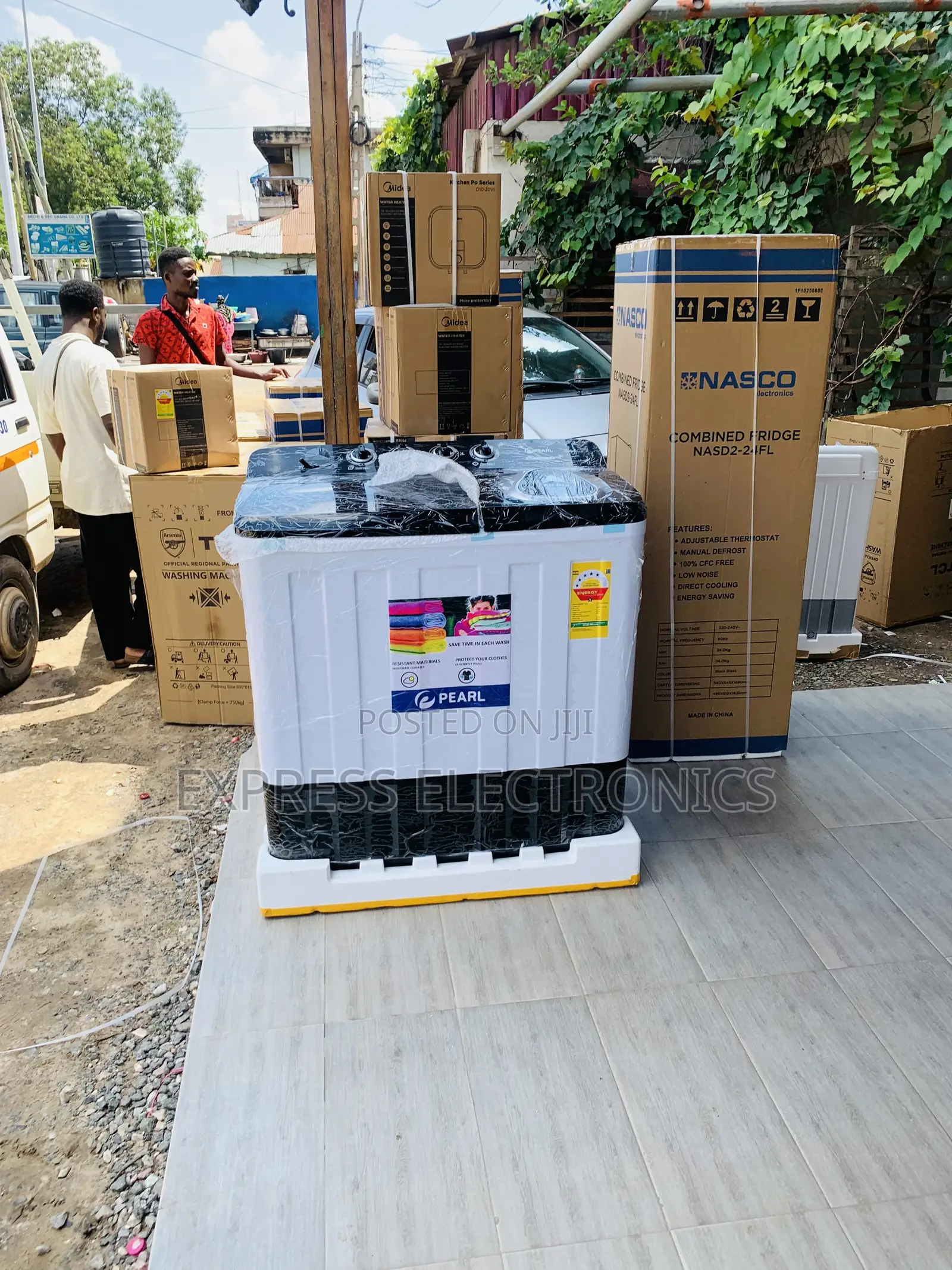 Brand New Pearl 11kg Semi Automatic Washing Machine PVM-117T