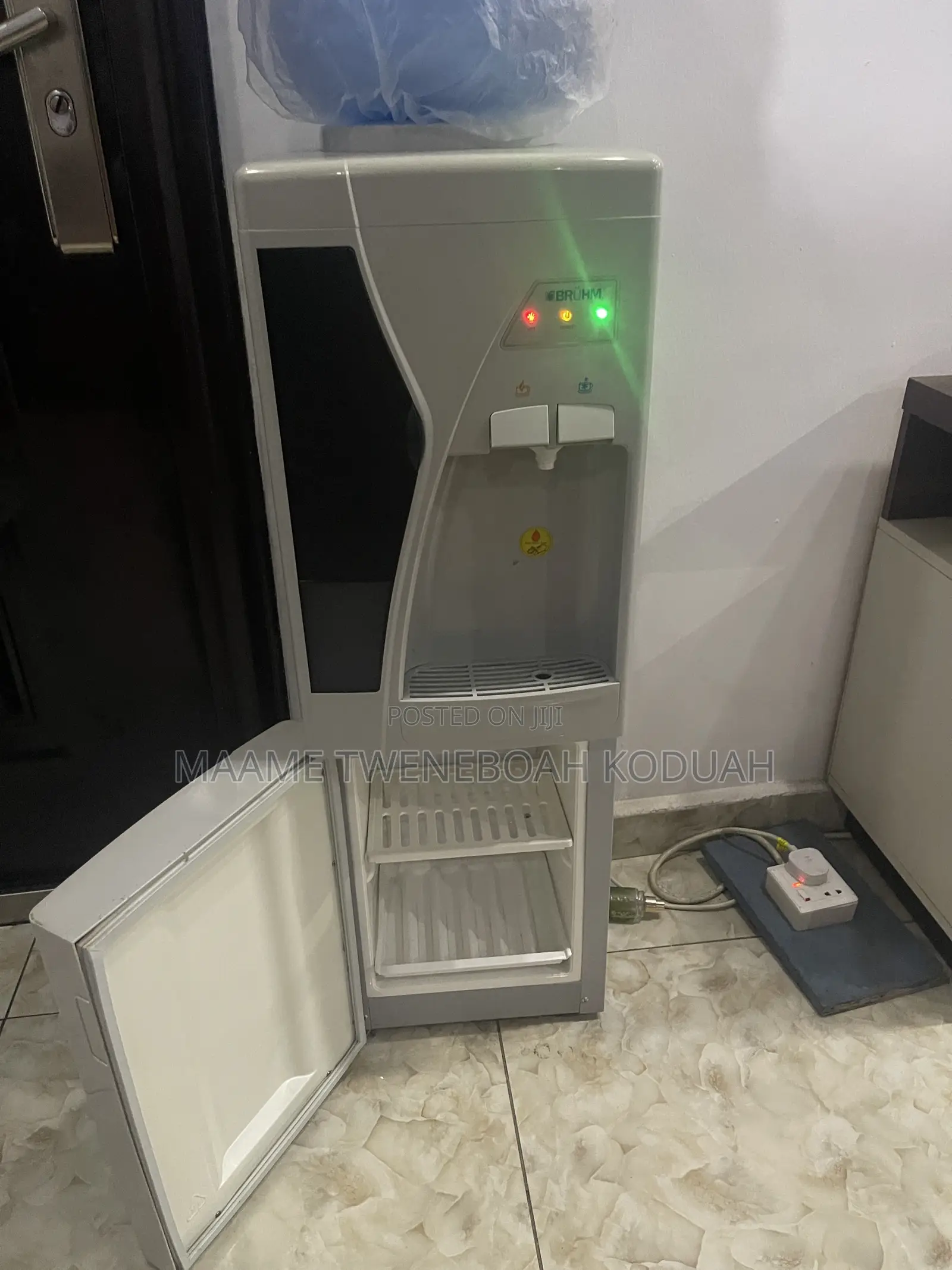 Floor Standing Hot Cold Water Dispenser (With Refrigerator Cabinet)