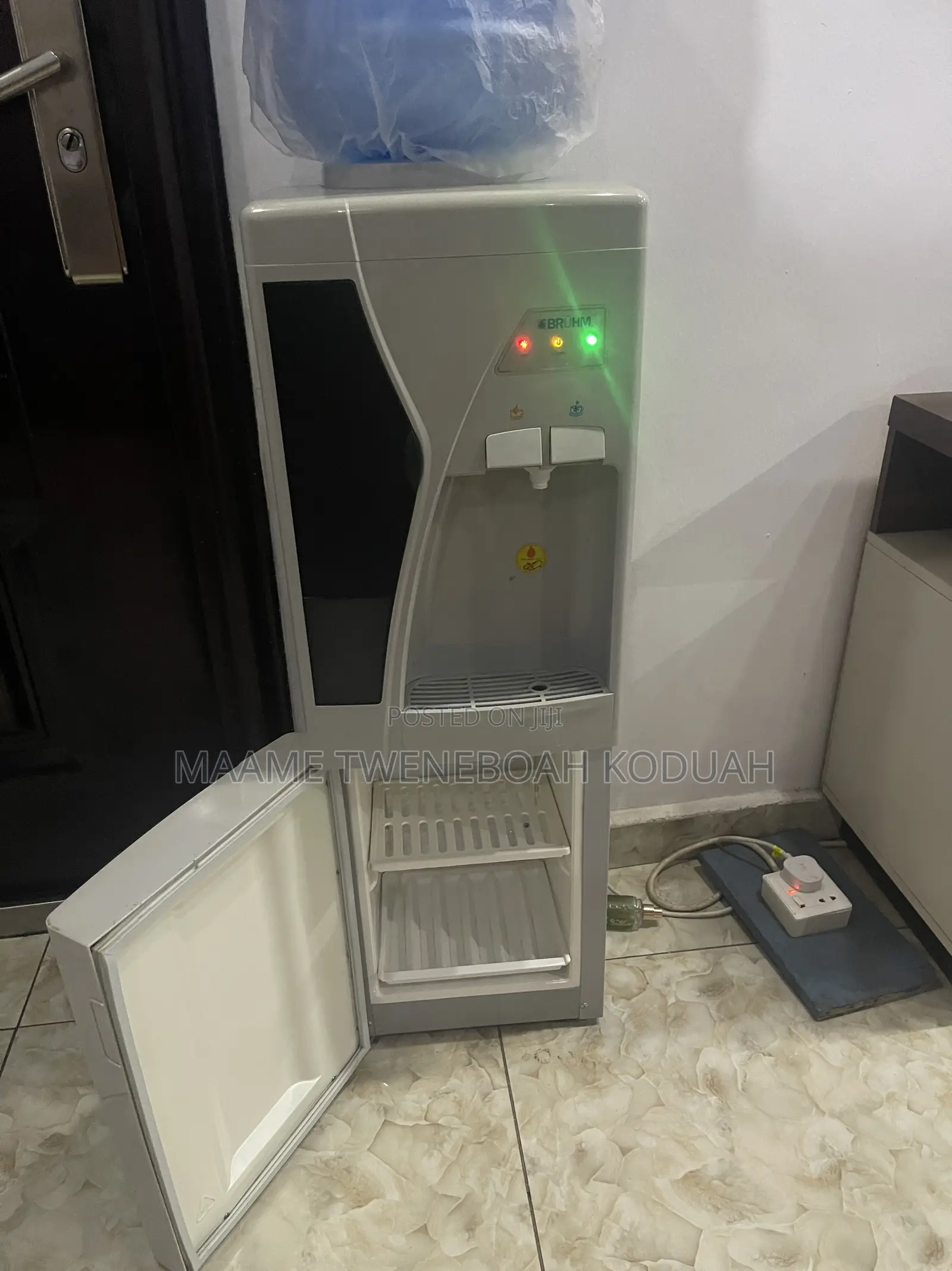 Floor Standing Hot Cold Water Dispenser (With Refrigerator Cabinet)