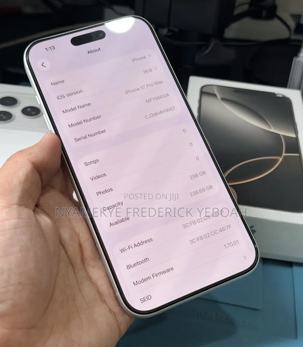 Apple iPhone 17 Pro Max 256 GB White