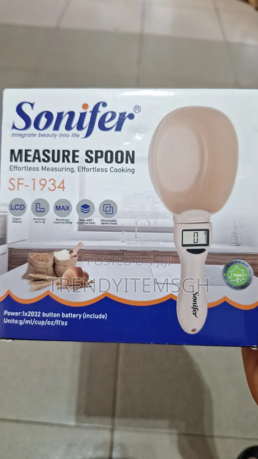 Sonifer Digital Measuring Spoon Weighing Scoop Scale