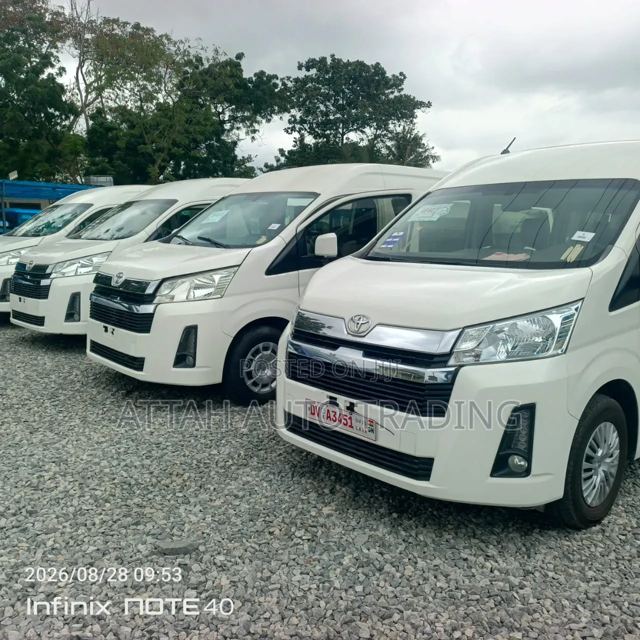 Toyota HiAce 2023 White