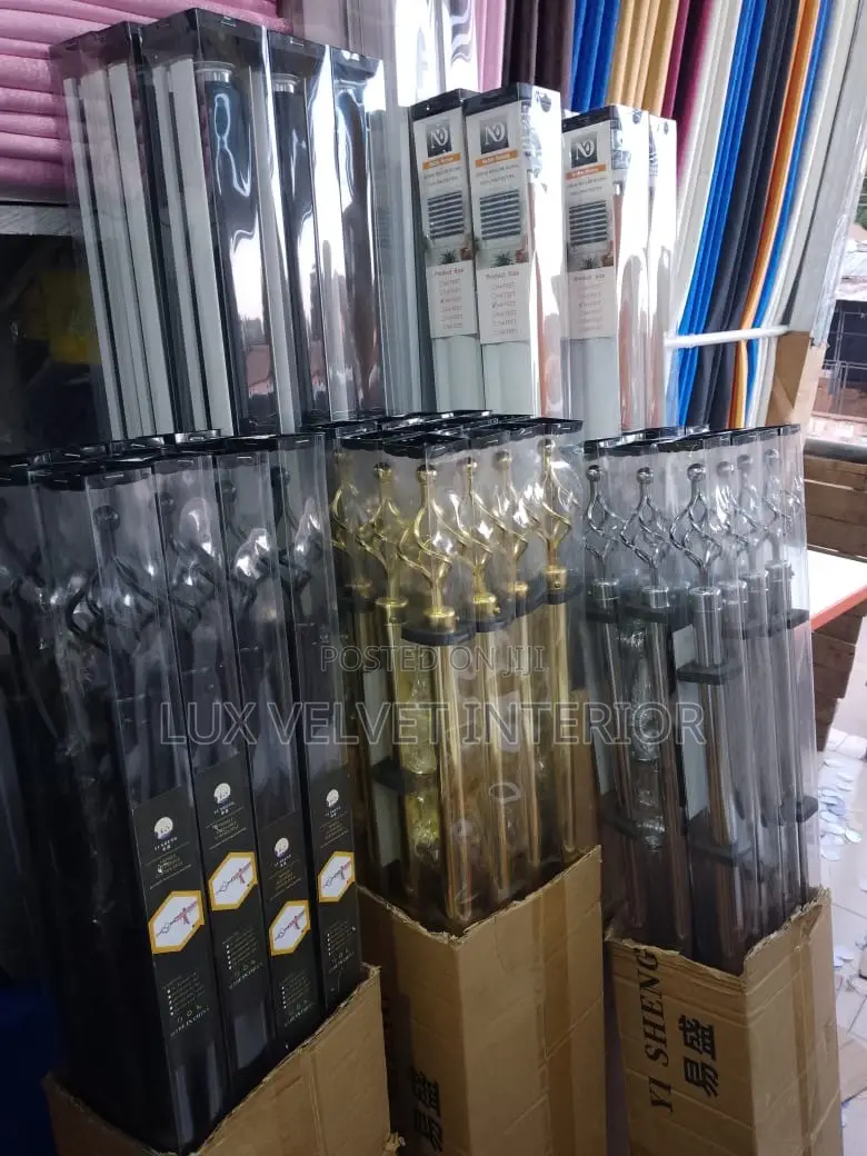 Heavy Duty Extendable Curtain Rods With Brackets - All Sizes Available