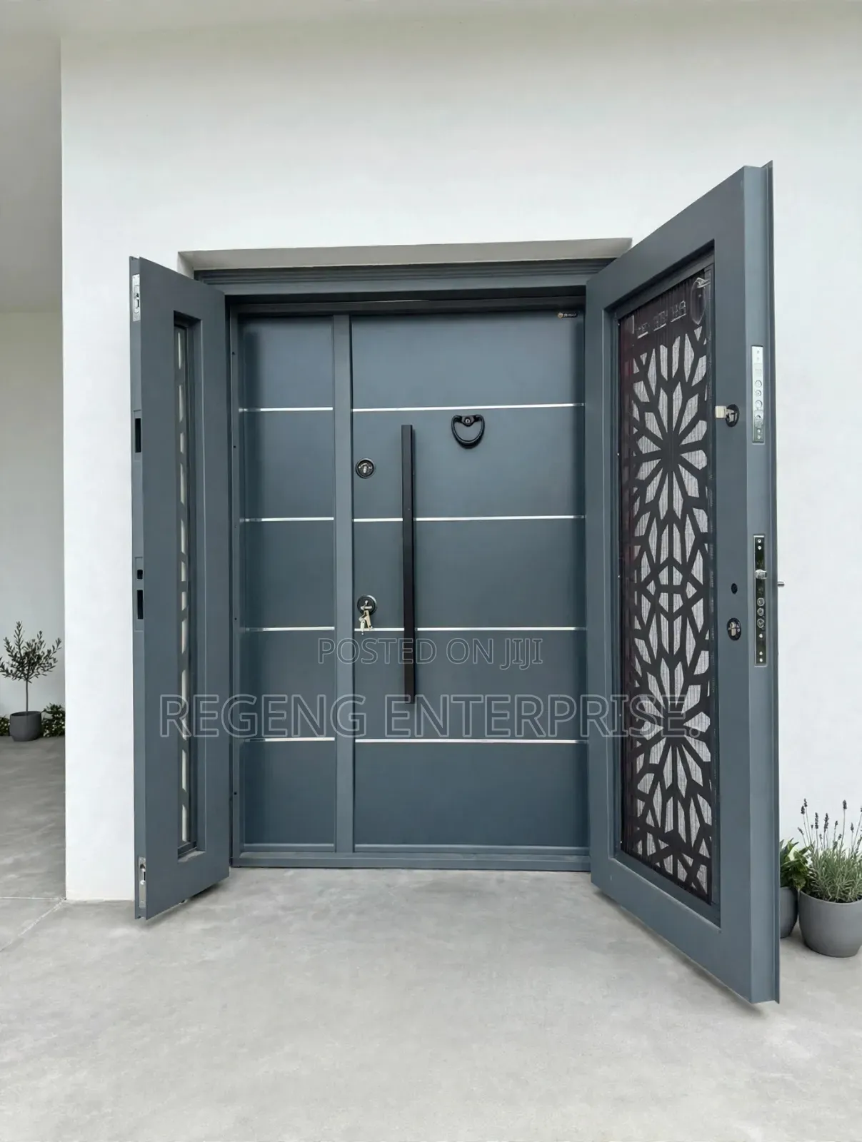 Turkish Waterproof Security Door in Door.