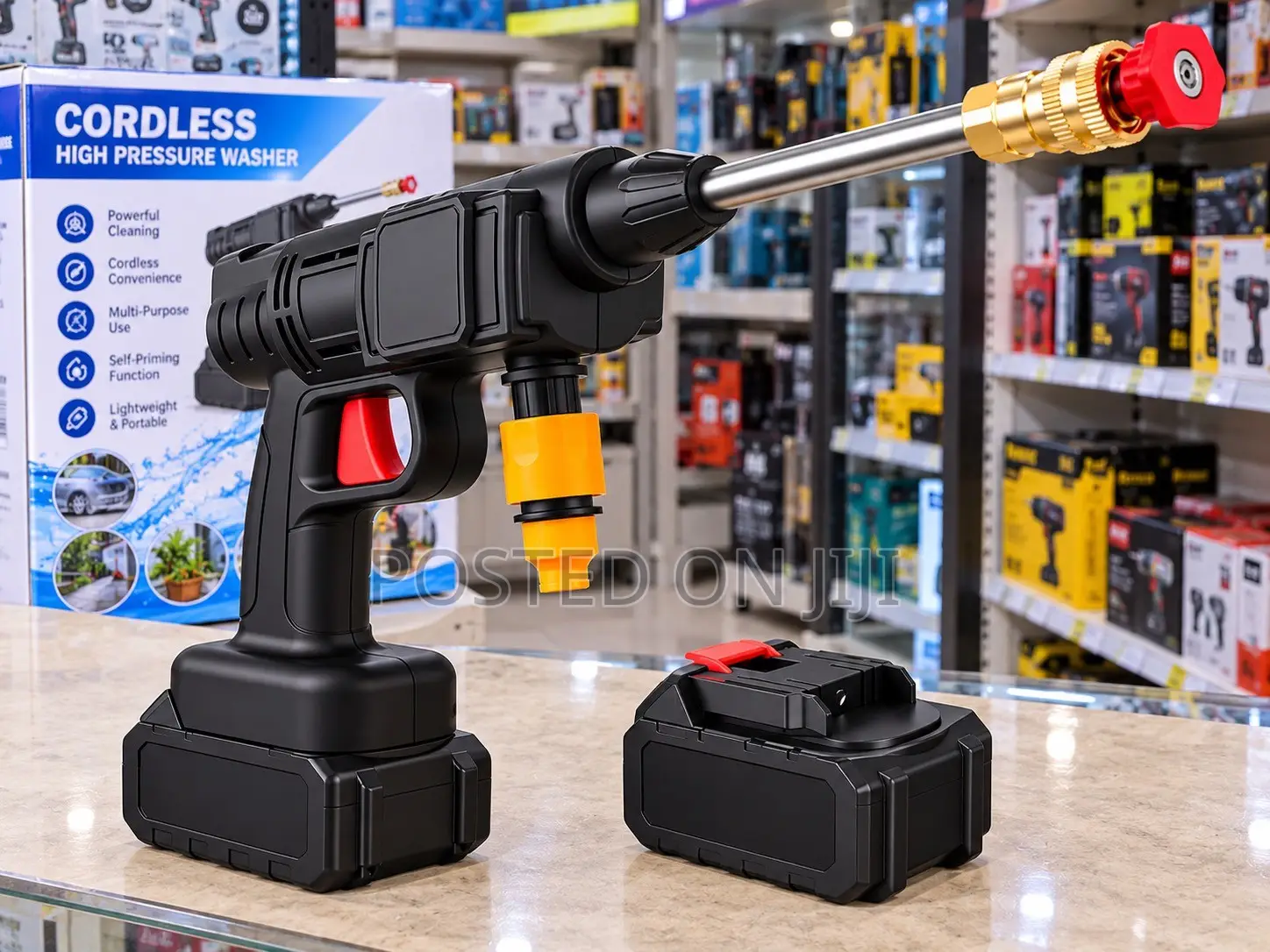 Cordless Portable Car Pressure Washer Gun Rechargeble