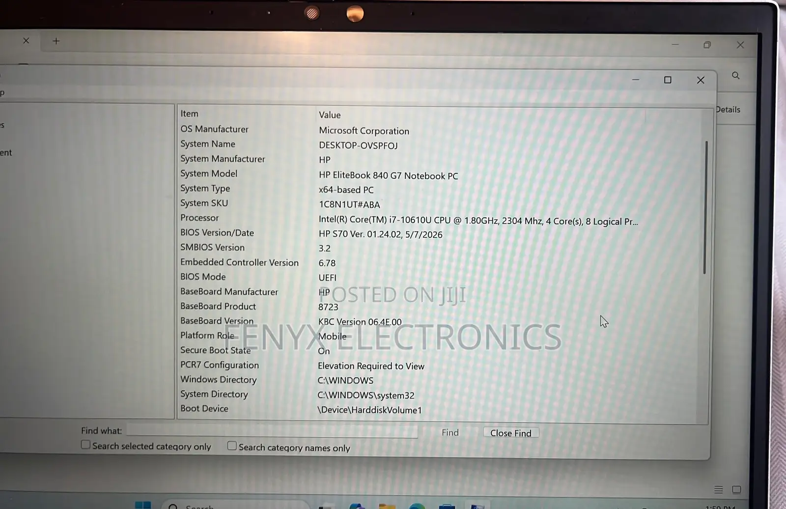 Laptop HP EliteBook 840 G7 16GB Intel Core i7 SSD 512GB