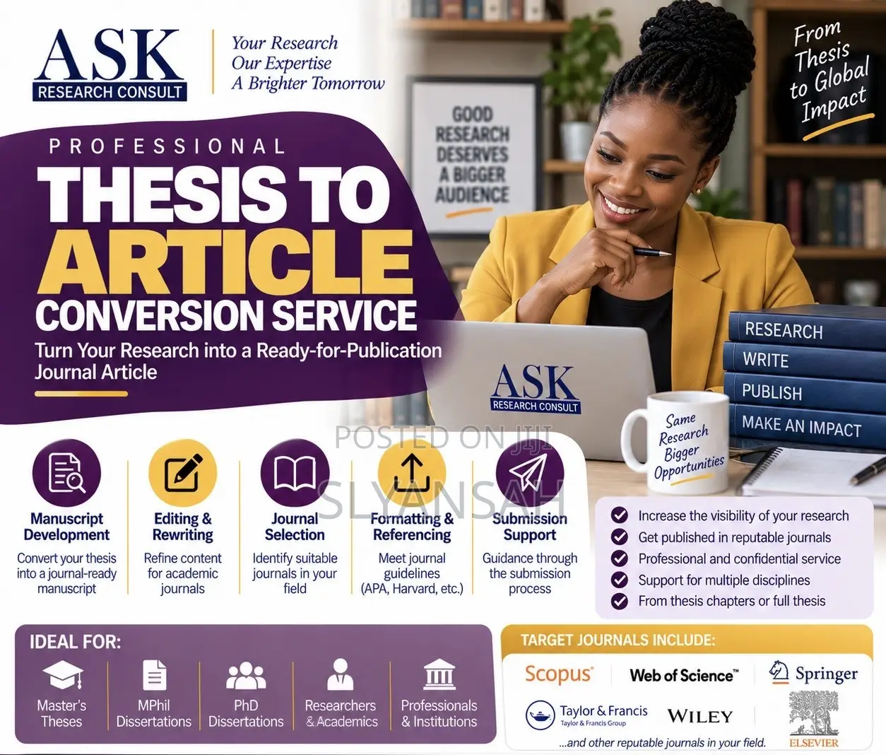 Convert Your Thesis Into a Journal Article Manuscript