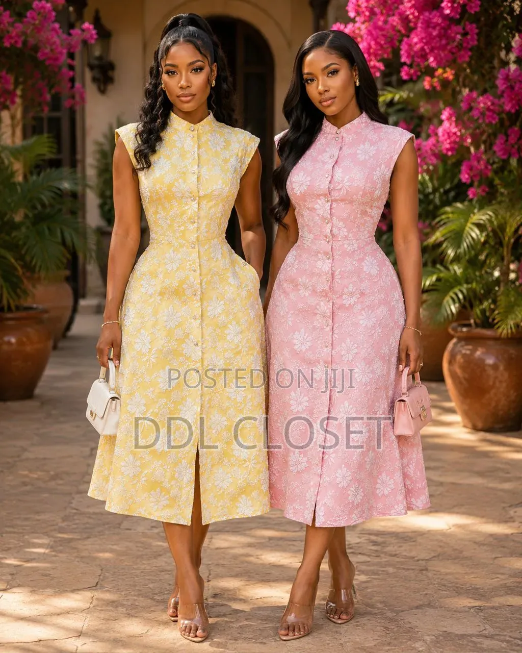 Floral Lace Button