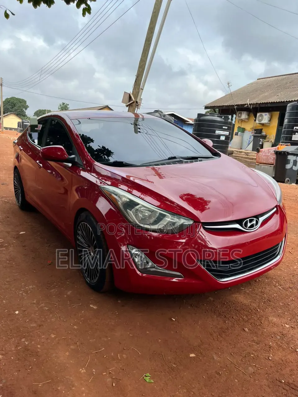 Hyundai Elantra 2013 Red