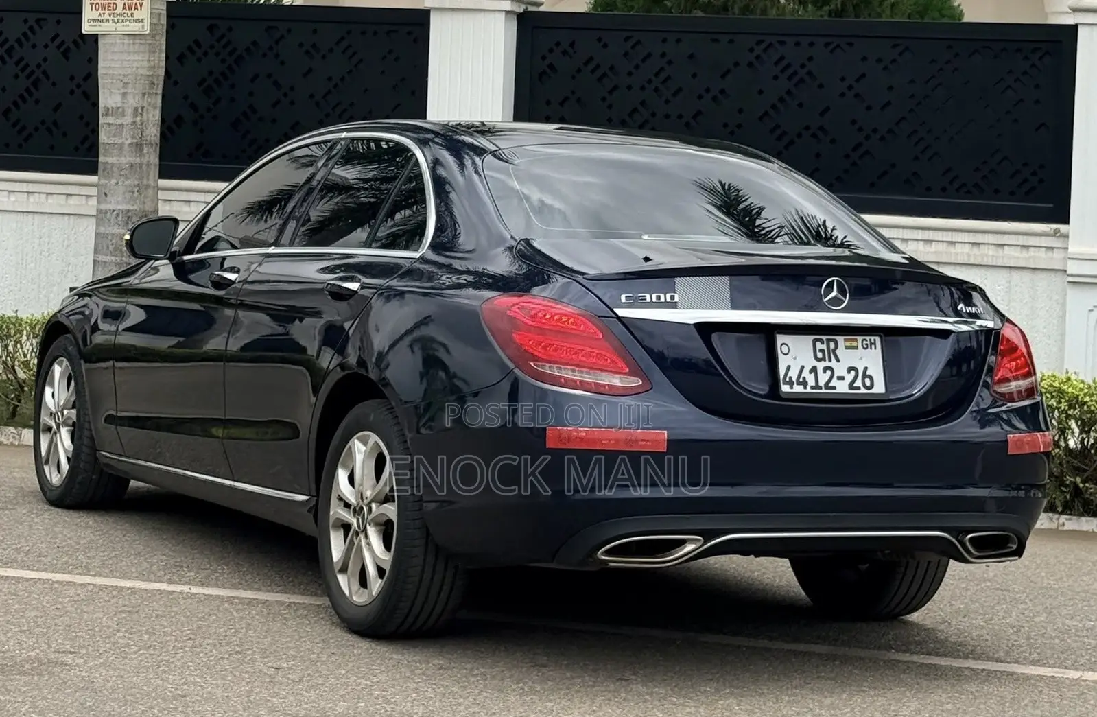 Mercedes-Benz C300 Luxury 4matic Sedan AWD (2.0L 4cyl 7A) 2017 Blue