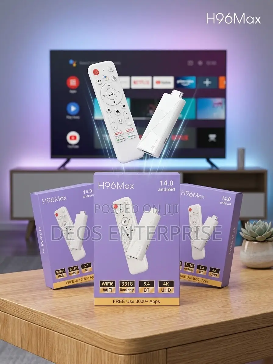 H96 Max TV Stick With Remote
