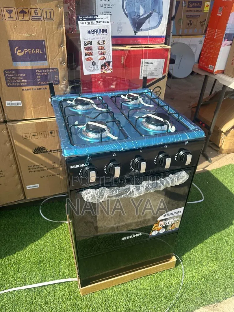 Bruhm Quality 4 Burner Gas Cooker 50*50