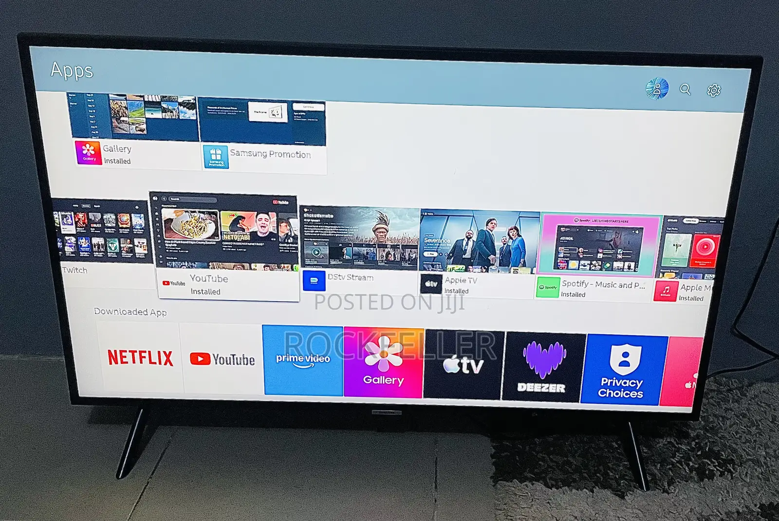 UK Used Samsung Crystal Smart Uhd HDR 40 Inches Digital
