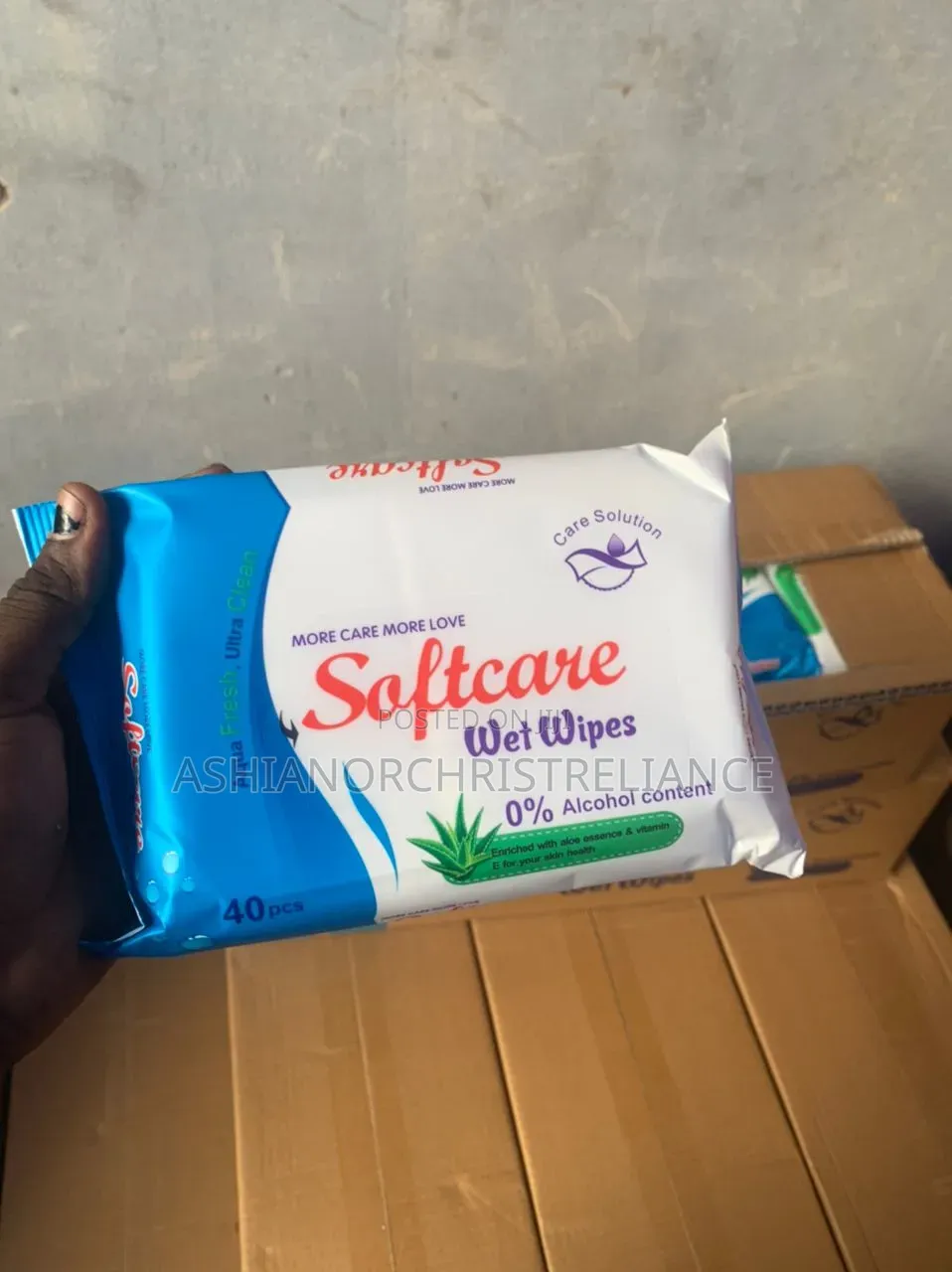 Softcare Baby Wipes 60pcs