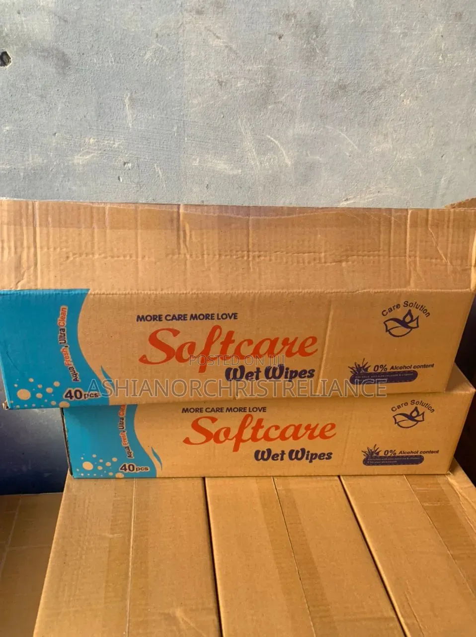 Softcare Baby Wipes 60pcs