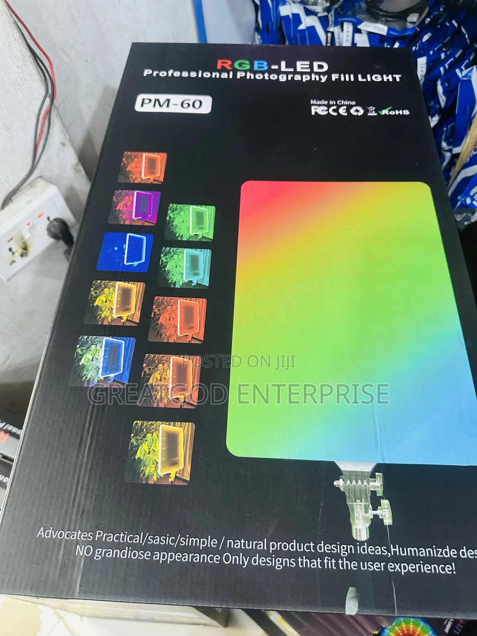 PM-60 RGB LED Professional Photography Fill Light