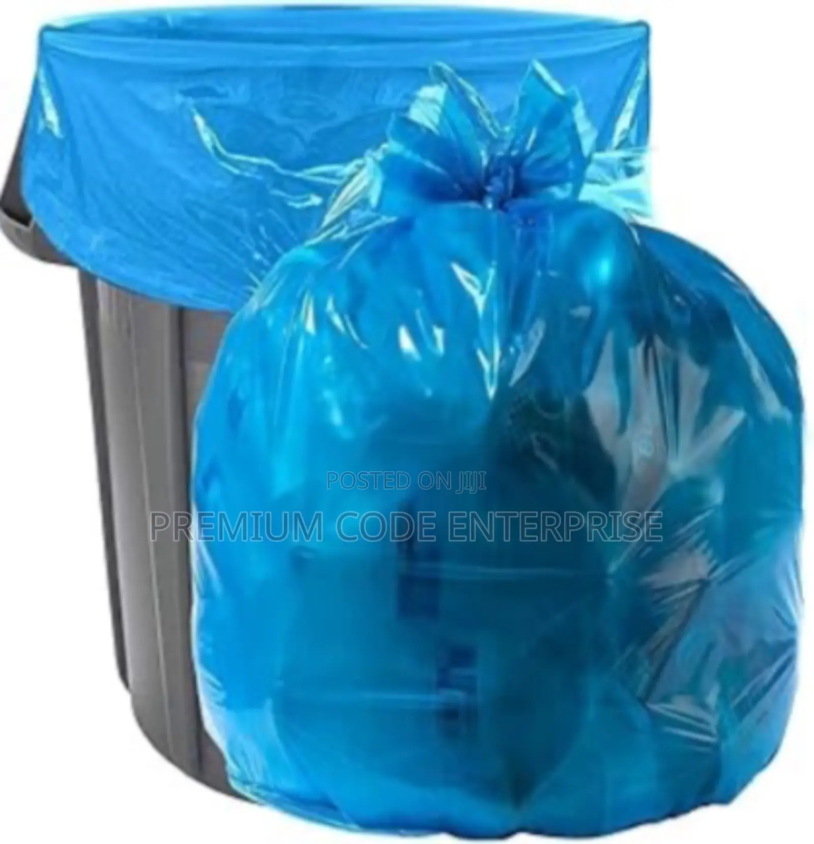 30Liter to 40Liter Bin Liner, Blue - 180pcs