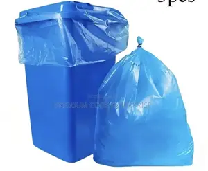 60 Liter to 80 Liter Bin Liner, Blue, 180pcs