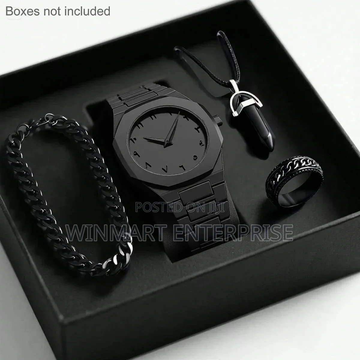 Men Watch Set ( Gift Jewelry)