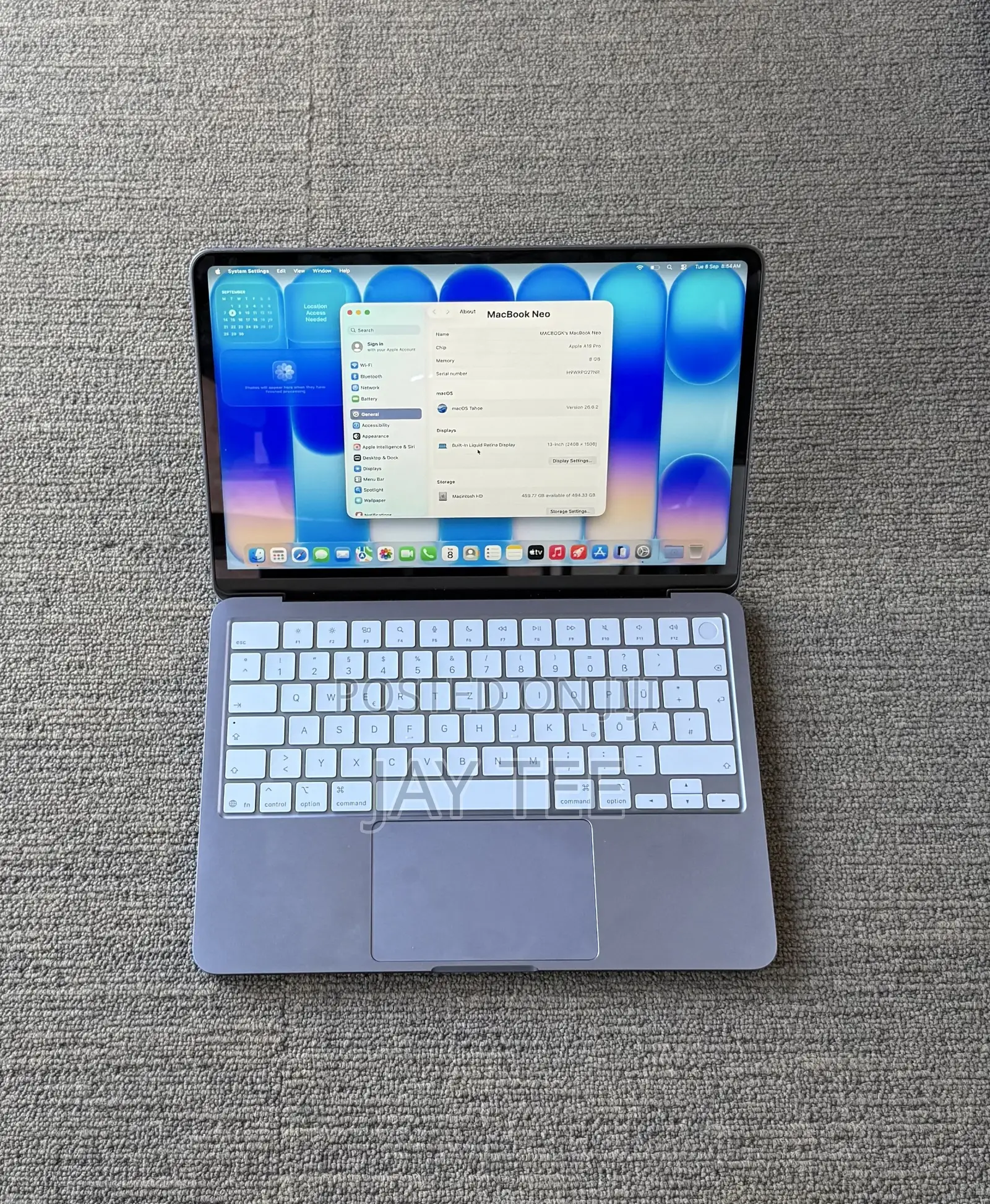 Laptop Apple MacBook Neo 2026 8GB SSD 512GB