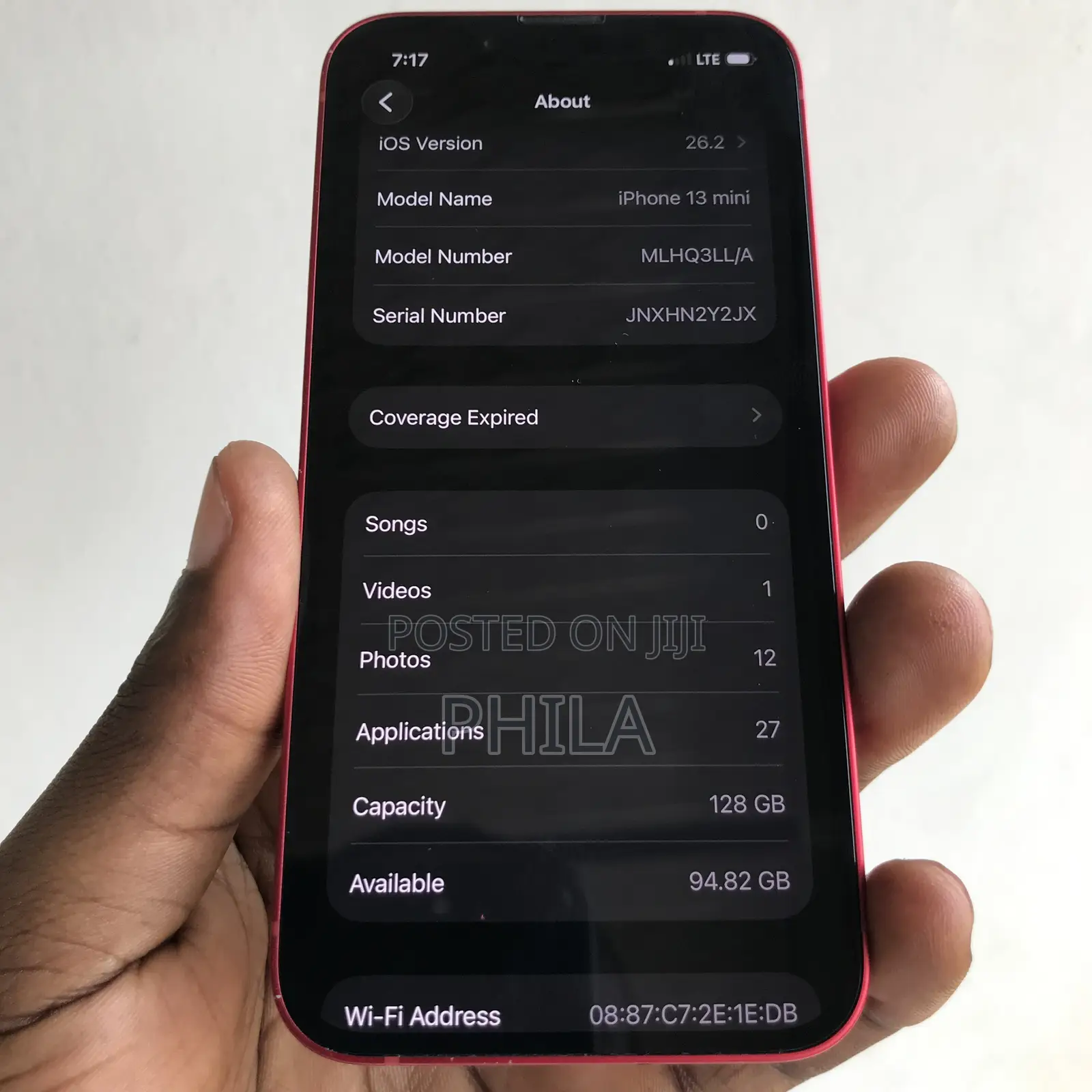 New Apple iPhone 13 Mini 128 GB Red