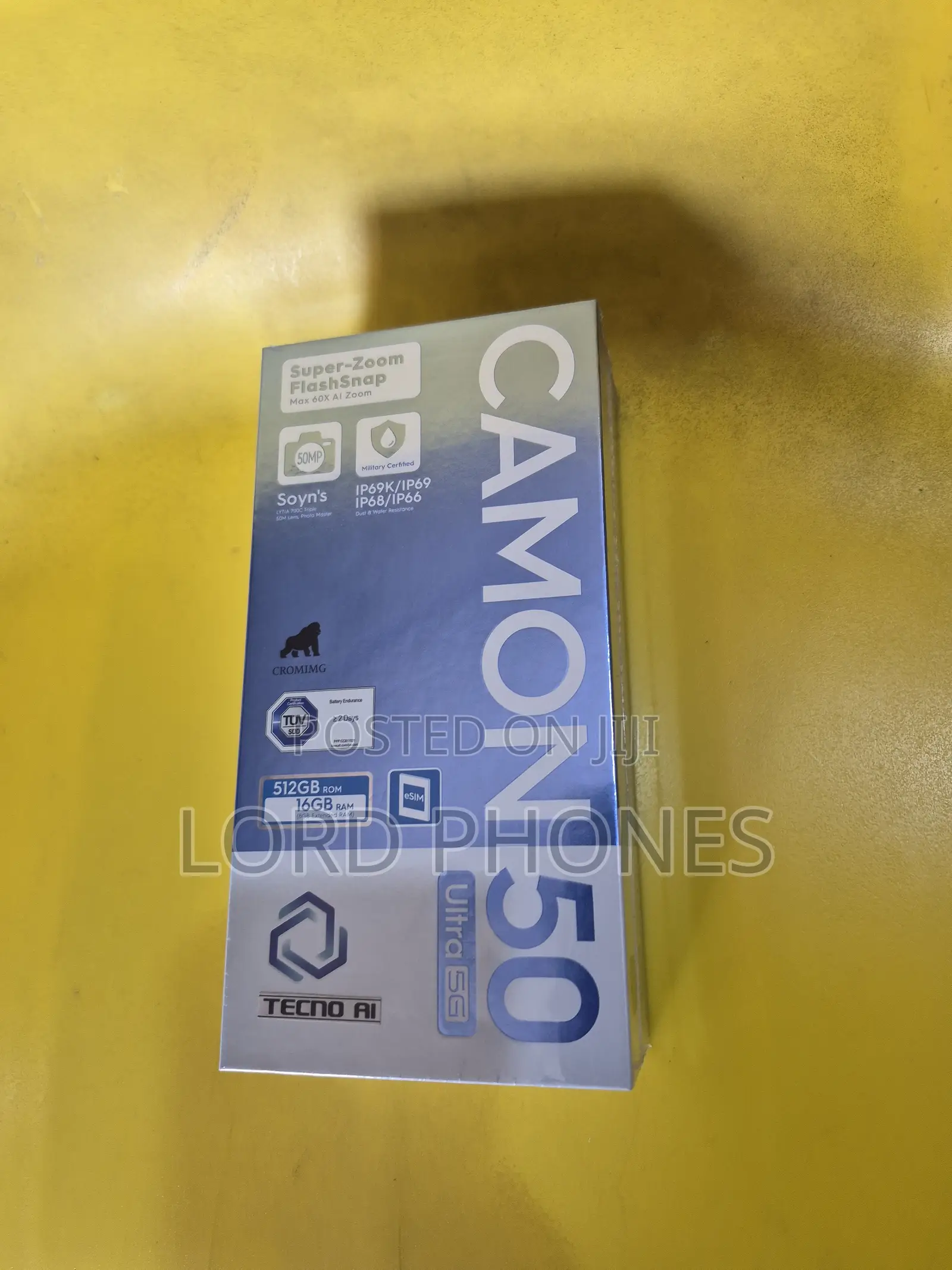 New Tecno Camon 50 Ultra 512 GB Black