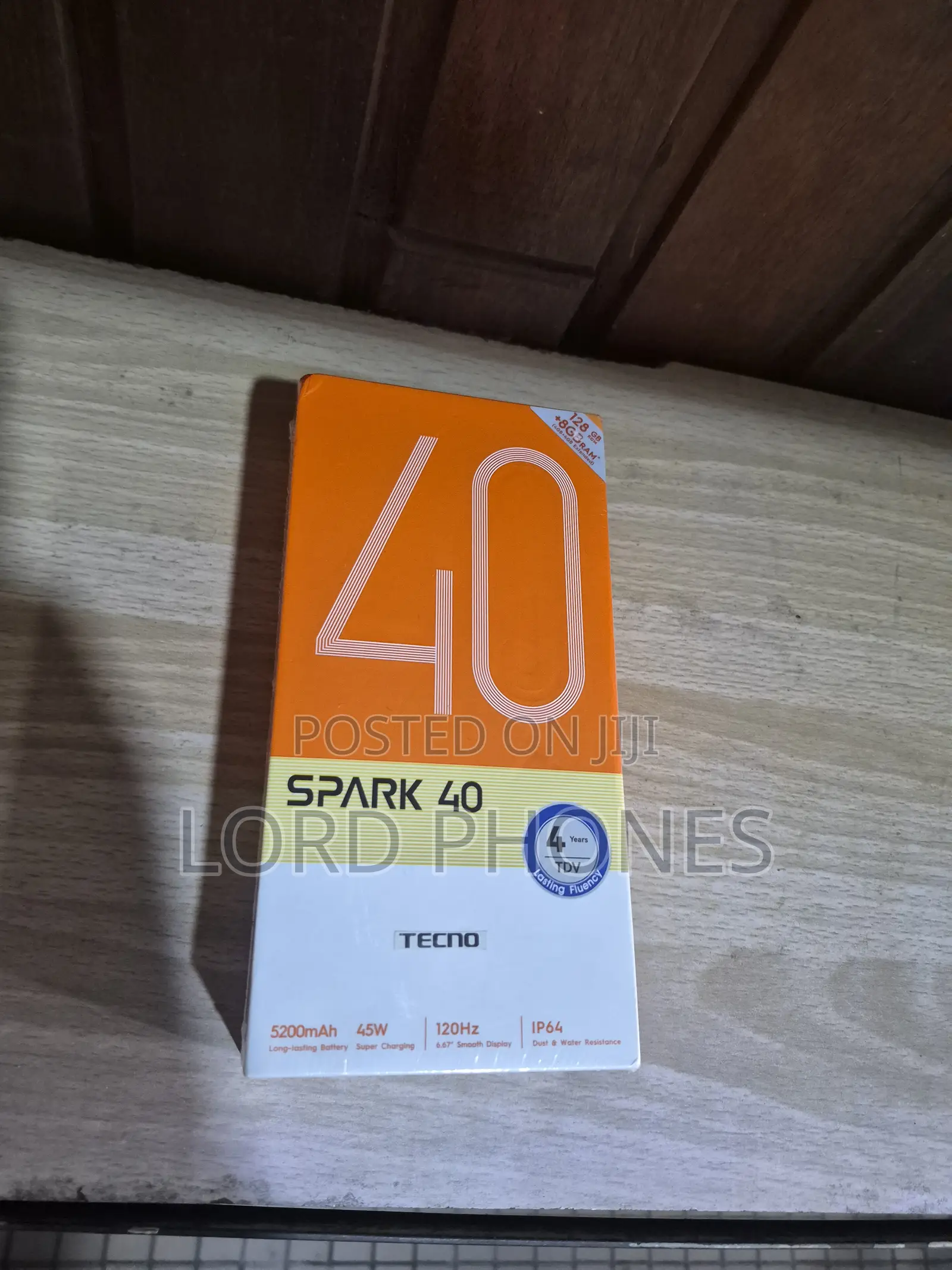 New Tecno Spark 40 256 GB Black