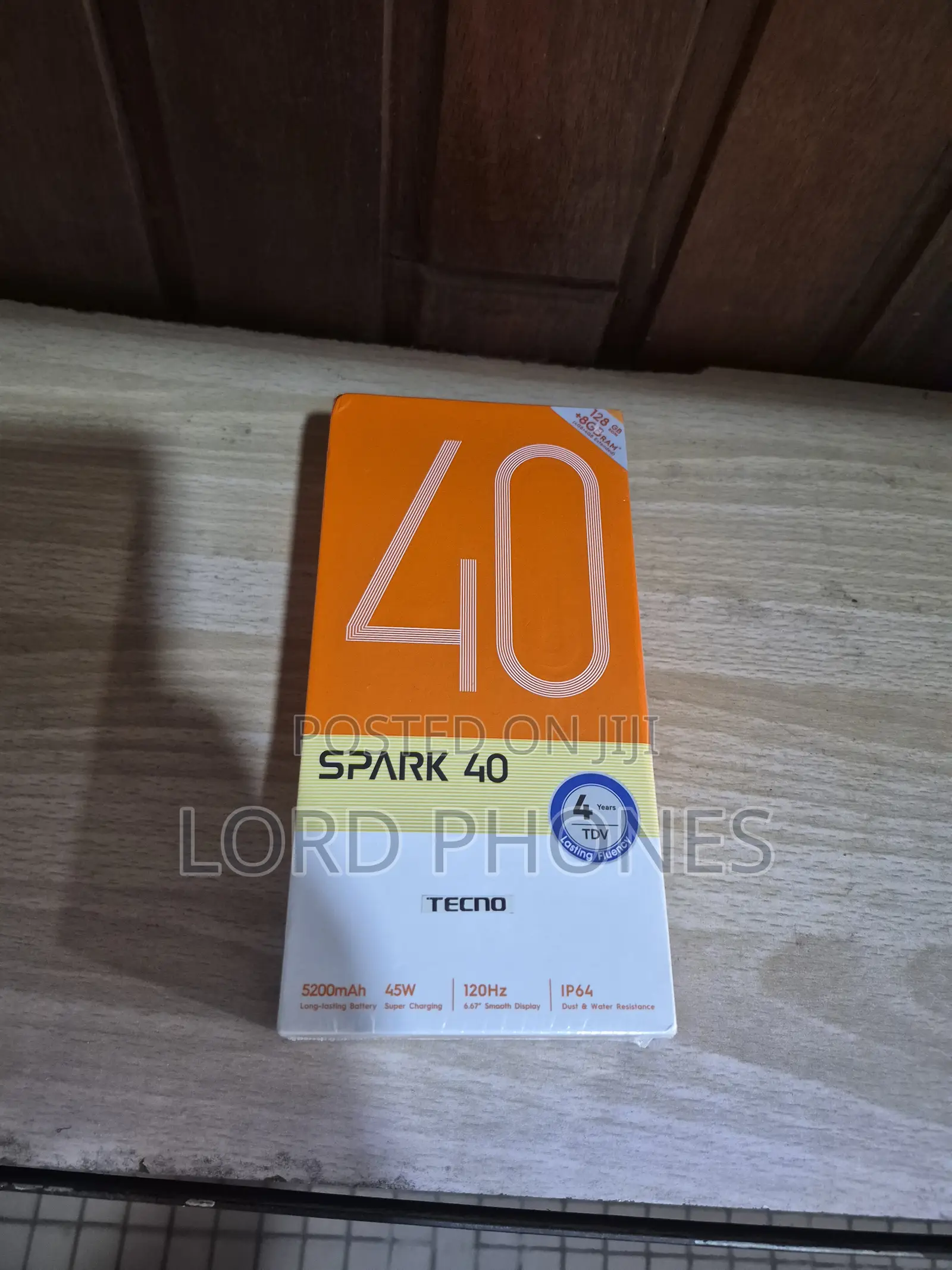 New Tecno Spark 40 256 GB Black