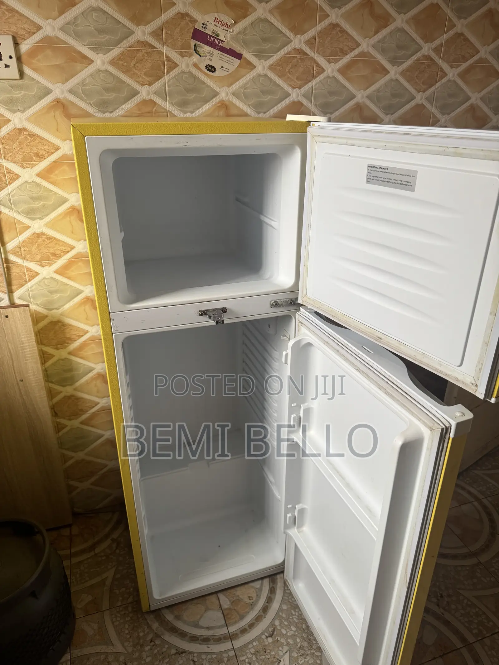 Icona Double Door Refrigerator – Used, Good Working Condition
