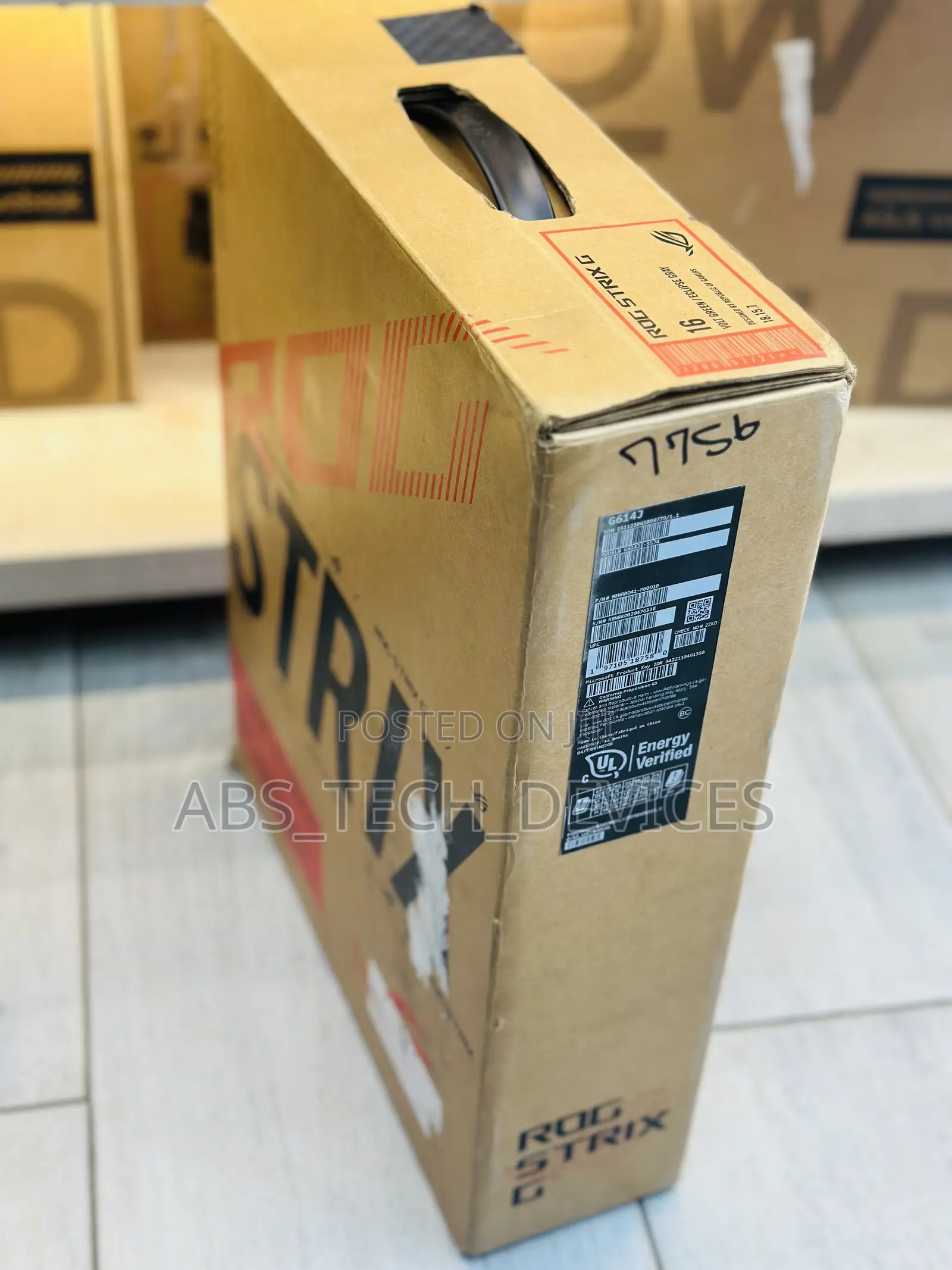 New Laptop Asus ROG Strix G16 G614 16GB Intel Core i7 SSD 1T