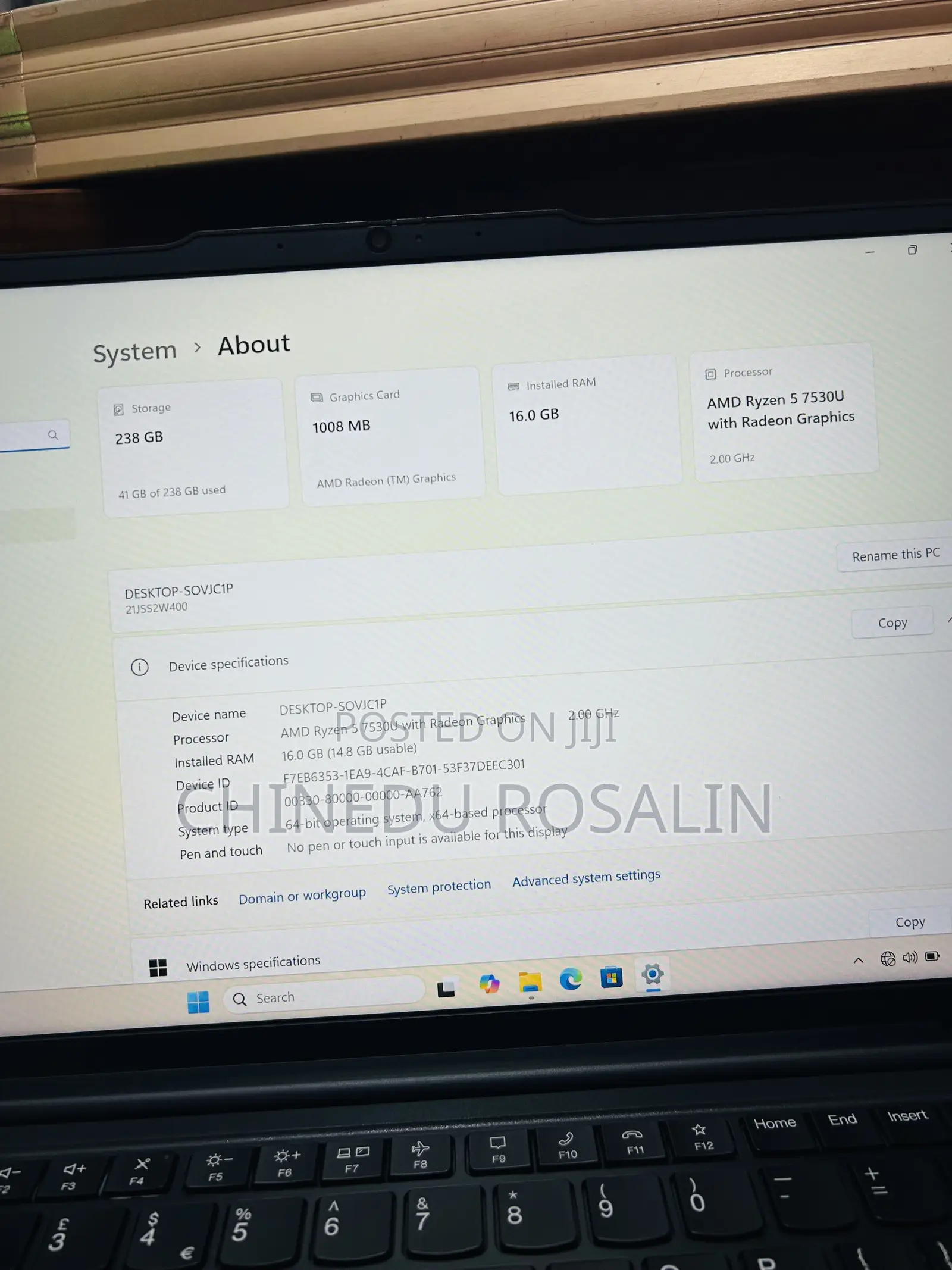 Laptop Lenovo ThinkPad E14 Gen 5 16GB AMD Ryzen 5 SSD 256GB