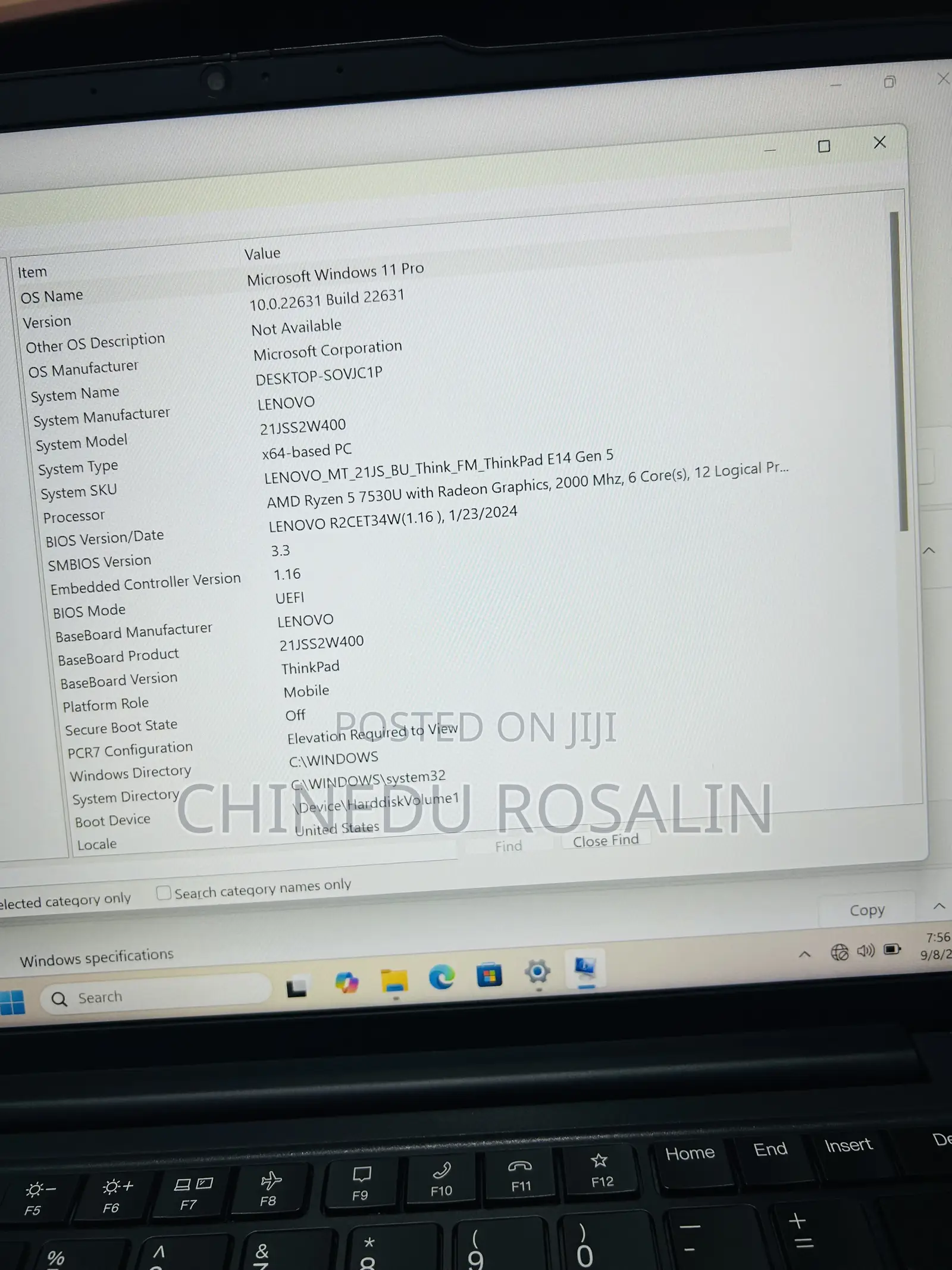 Laptop Lenovo ThinkPad E14 Gen 5 16GB AMD Ryzen 5 SSD 256GB