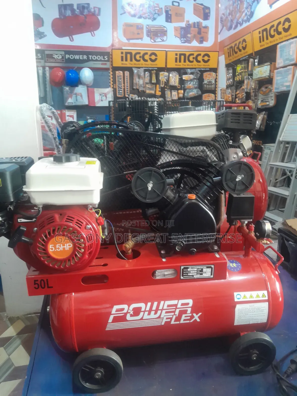 Gasoline Air Compressor 50L